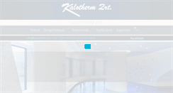 Desktop Screenshot of kalotherm.hu